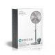 Standing Fan Nedis 50W Chrome