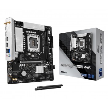 Asrock H810M-X Gen5 WiFi Intel H810 LGA 1851 (Socket V1) micro ATX