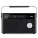 JVC RA-E315B Portable radio Black