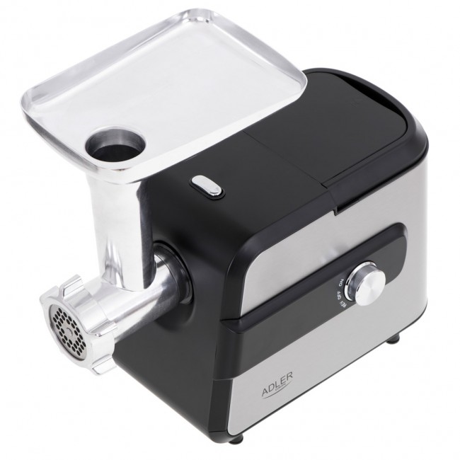 Adler AD 4813 mincer 2000 W Black, Silver Adler AD 4813 mincer 2000 W Black, Silver