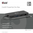 CLUB3D 9-1 Dual HDMI USB-C Hub PD3.0 100W