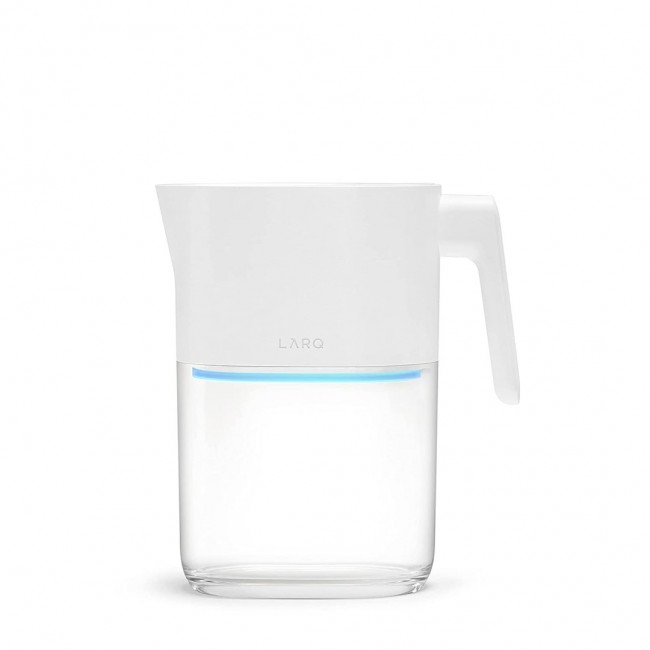 LARQ PureVis Pitcher water filter 1.9 L Transparent, White