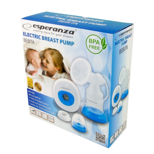 Esperanza ECM001B breast pump 1550 ml Electronic
