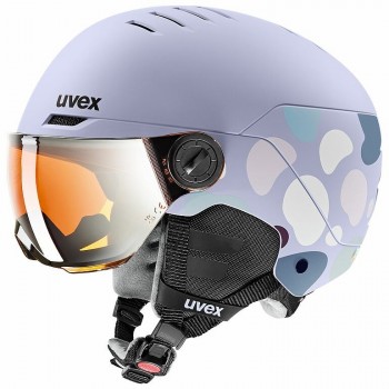 Uvex Skihelm rocket jr visor Lavender