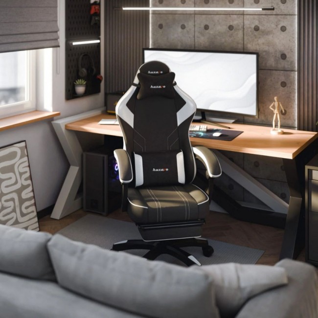 Huzaro Force 3.7 White Carbon Gaming Chair