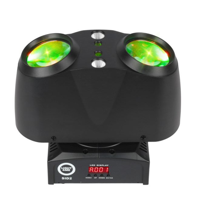 LIGHT4ME SID2 - 4-in-1 LED multi-effect light + beam/laser/strobe effect LIGHT4ME SID2 - 4-in-1 LED multi-effect light + beam/laser/strobe effect
