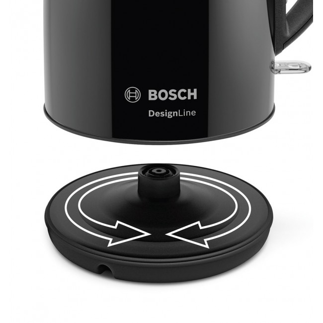 Bosch TWK3P423 electric kettle 1.7 L 2400 W Black