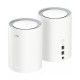 Cudy M1800 2-pack Dual-band (2.4 GHz / 5 GHz) Wi-Fi 6 (802.11ax) White 1 Internal Cudy M1800 2-pack Dual-band (2.4 GHz / 5 GHz) Wi-Fi 6 (802.11ax) White 1 Internal