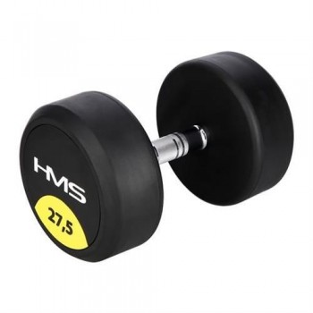 Rubberized dumbbell 27.5kg HMS HG PRO 27.5