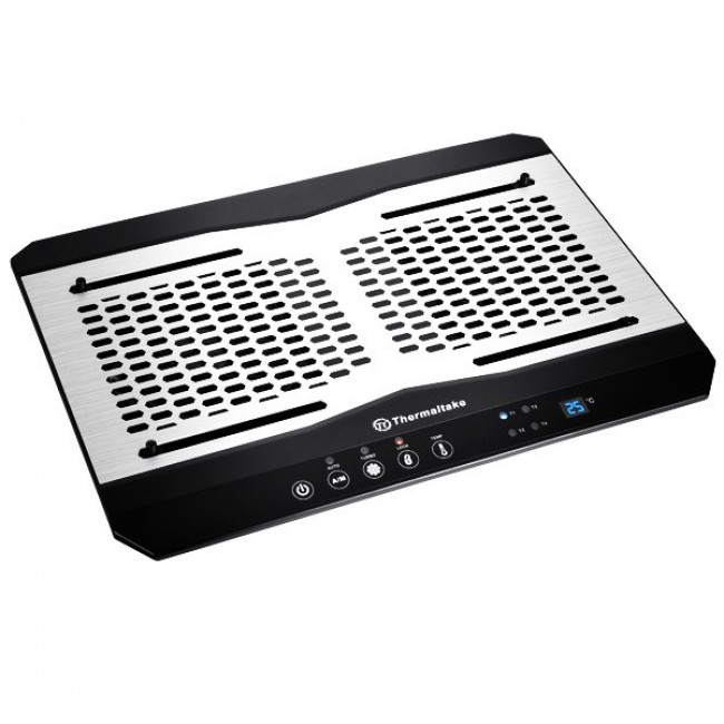 Thermaltake CL-N002-PL12BL-A laptop cooling pad 1300 RPM Aluminium, Black Thermaltake CL-N002-PL12BL-A laptop cooling pad 1300 RPM Aluminium, Black