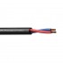 PROCAB CLS225-CCA/1 Loudspeaker cable - 2 x 2.5 mm2 - 13 AWG - EN50399 CPR Euroclass Cca-s1b,d0,a1 100 m wooden reel - Black version