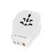 Gembird TPA-1A2C20-02-W Universal travel power adapter, 20 W, white Gembird TPA-1A2C20-02-W Universal travel power adapter, 20 W, white