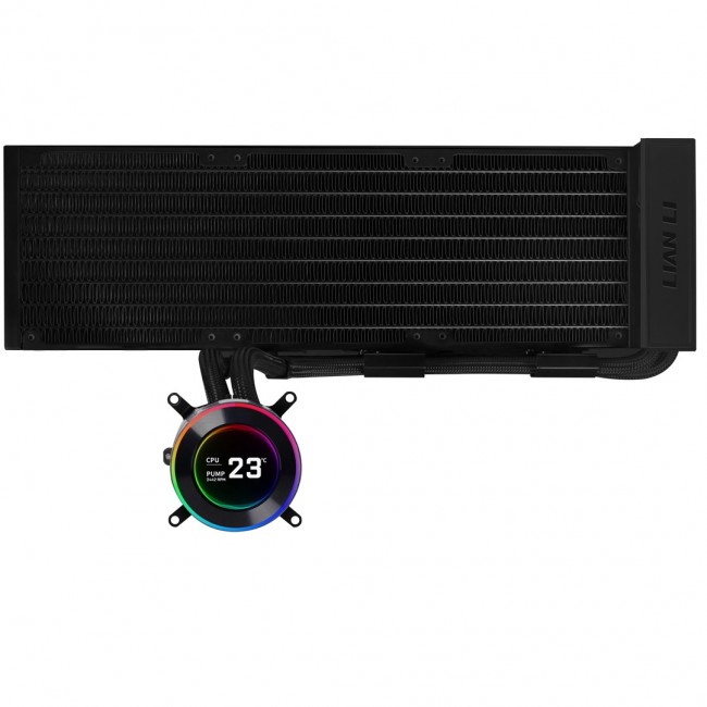 Black ARGB AiO water cooling system