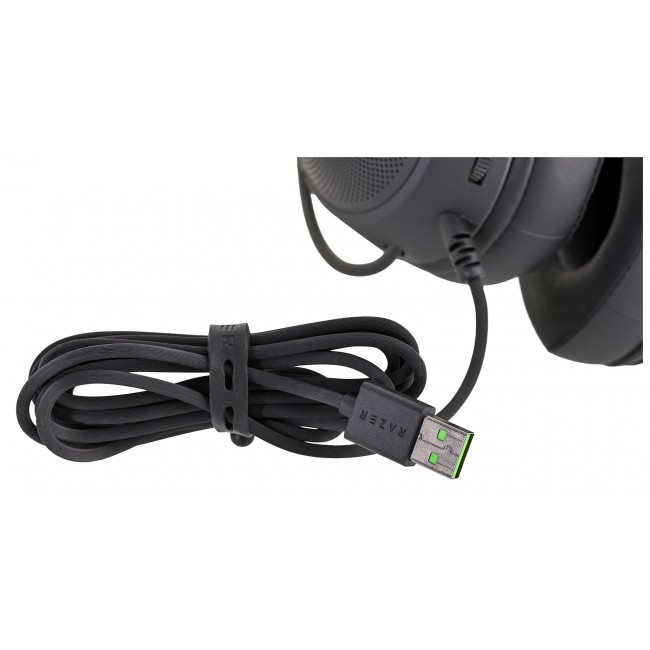 Razer Kraken V3 X RGB Wired Black - wired gaming headphones - REFURBISHED (black)