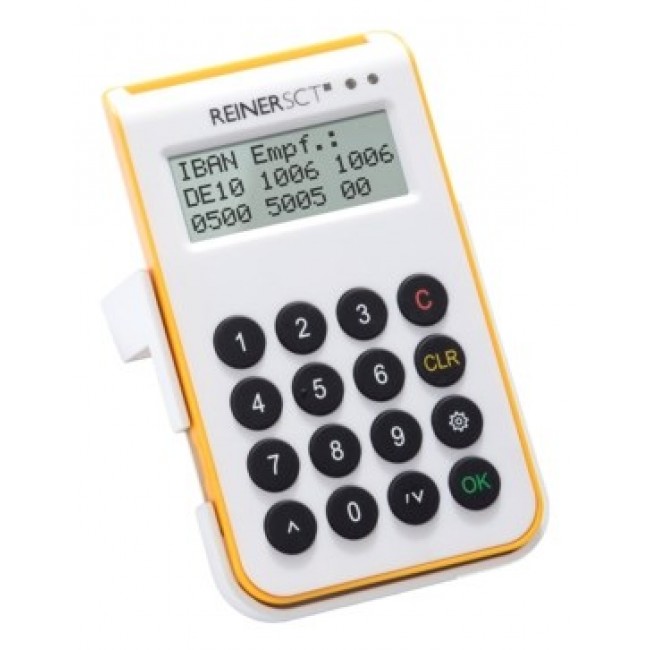 Reiner SCT cyberJack one smart card reader USB White, Yellow