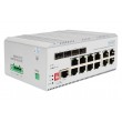 Digitus 8 port Gigabit Ethernet network PoE switch, industrial, L2 managed, 4 SFP uplink