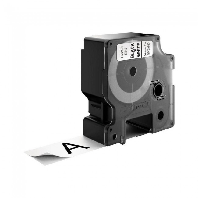 DYMO Authentic D1 Labels | Black Print on White | 24mm x 7m | Self-Adhesive Labels for LabelManager Label Printers