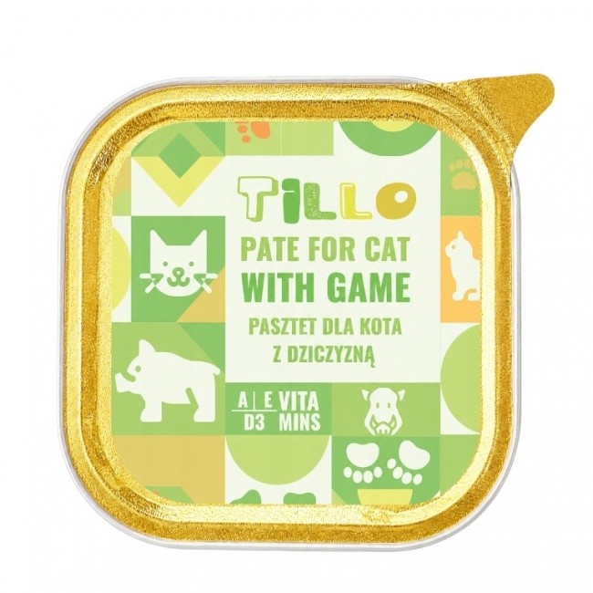 TILLO Pate Game - wet cat food - 100g TILLO Pate Game - wet cat food - 100g