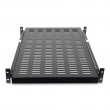 StarTech.com 2U Sliding Server Rack Mount Shelf - 20 to 30in Adjustable Mounting Depth - Vented - 50lb - Heavy Duty Universal 19 Rack Shelf for Equipment Rack - 24in Deep