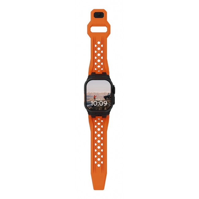 Urban Armor Gear 194158119737 smart wearable accessory Strap Orange, Black Fluoroelastomer, Stainless steel