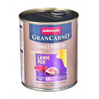 ANIMONDA GranCarno Single Protein flavor: lamb - 800g can