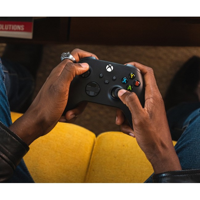 Microsoft Xbox Wireless Controller Black Bluetooth Gamepad Analogue / Digital Android, PC, Xbox One, Xbox One S, Xbox One X, Xbox Series S, Xbox Series X, iOS