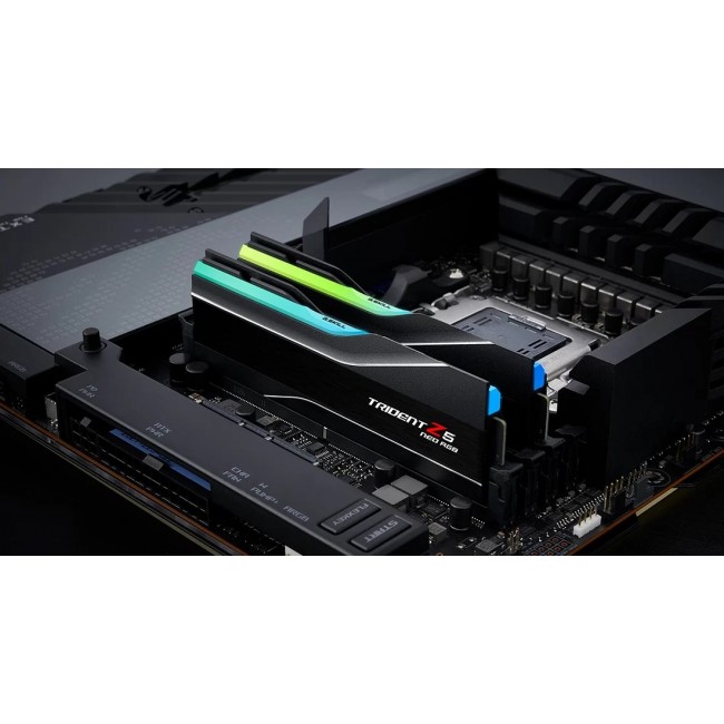 G.Skill Trident Z5 Neo RGB F5-6400J3239F24GX2-TZ5NR memory module 48 GB 2 x 24 GB DDR5 6400 MHz G.Skill Trident Z5 Neo RGB F5-6400J3239F24GX2-TZ5NR memory module 48 GB 2 x 24 GB DDR5 6400 MHz