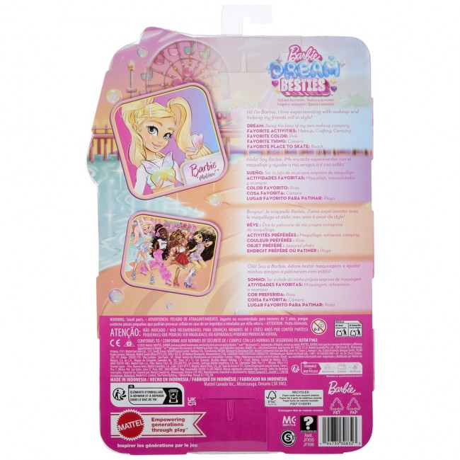 Barbie Dream Besties Malibu Roller Skating Fashion Doll Barbie Dream Besties Malibu Roller Skating Fashion Doll
