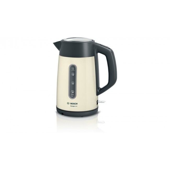 Bosch TWK4P437 electric kettle 1.7 L 2400 W Beige, Black Bosch TWK4P437 electric kettle 1.7 L 2400 W Beige, Black