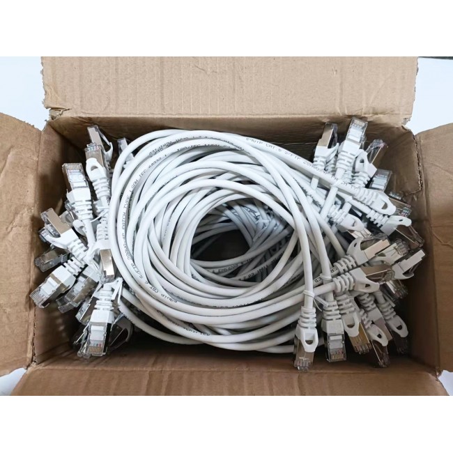 Equip Cat.6 S/FTP Patch Cable, 0.5m, White, 60pcs/set