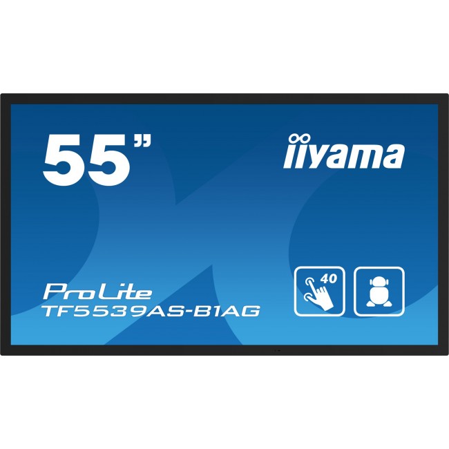 iiyama TF5539AS-B1AG Signage Display Kiosk design 138.7 cm (54.6 iiyama TF5539AS-B1AG Signage Display Kiosk design 138.7 cm (54.6