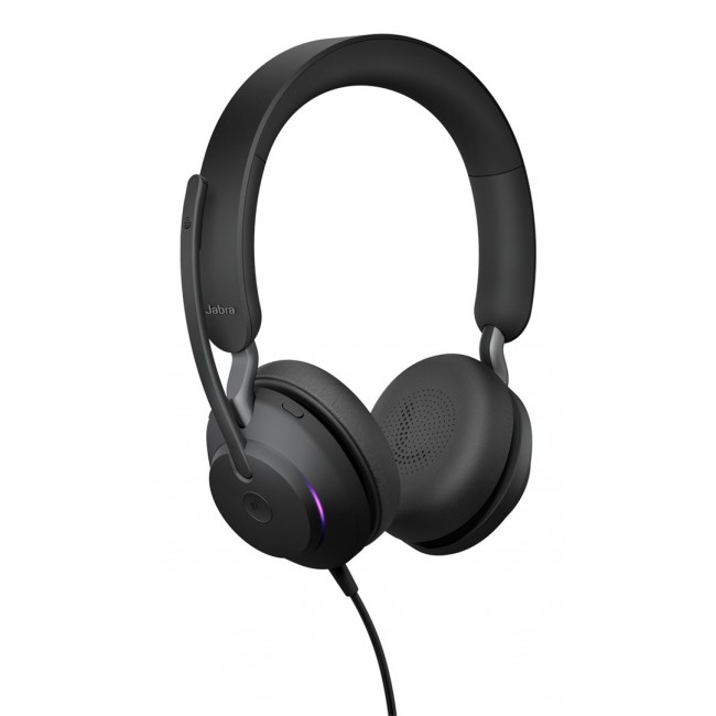 Jabra Evolve2 40 SE Headset Wired Head-band Office/Call center USB Type-C / USB Type-A Black