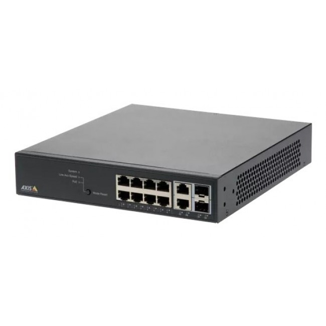 Axis 01191-002 network switch Managed Gigabit Ethernet (10/100/1000) Power over Ethernet (PoE) Black
