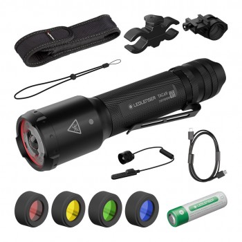 Ledlenser TAC6R Tactical Outdoor Set Tactical flashlight 2000 lm with accessories