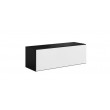 Cama full storage cabinet ROCO RO1 112/37/39 black/black/white Cama full storage cabinet ROCO RO1 112/37/39 black/black/white