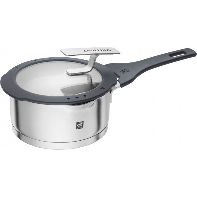 ZWILLING SIMPLIFY 66870-005-0 Pots set Stainless steel 5 pcs. Silver Black ZWILLING SIMPLIFY 66870-005-0 Pots set Stainless steel 5 pcs. Silver Black