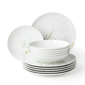 Dinner set for 6 people Seltmann Meadow Grasses Green