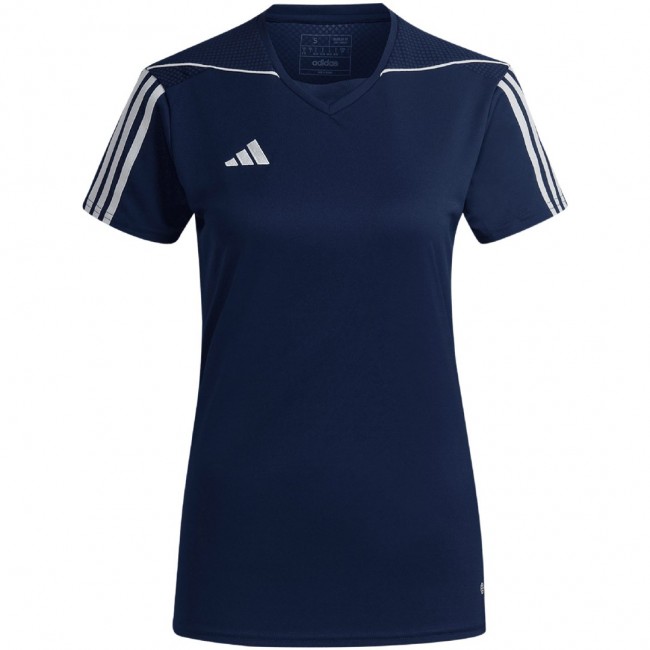 adidas Tiro 23 League Jersey Women's T-Shirt navy blue HR4613 S adidas Tiro 23 League Jersey Women's T-Shirt navy blue HR4613 S