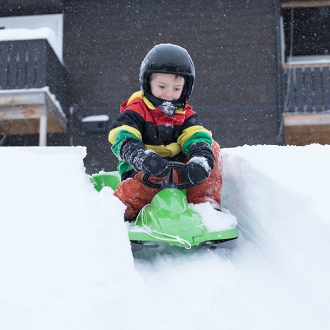Hamax Sno Zebra Snow racer Green Polyethylene