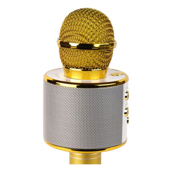 Denver KMS-20GOMK2 microphone Gold Karaoke microphone Denver KMS-20GOMK2 microphone Gold Karaoke microphone