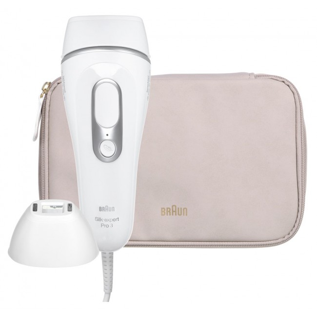 Braun Silk-expert Pro Silk expert Pro 3 PL3133 Intense pulsed light (IPL) Silver, White Braun Silk-expert Pro Silk expert Pro 3 PL3133 Intense pulsed light (IPL) Silver, White