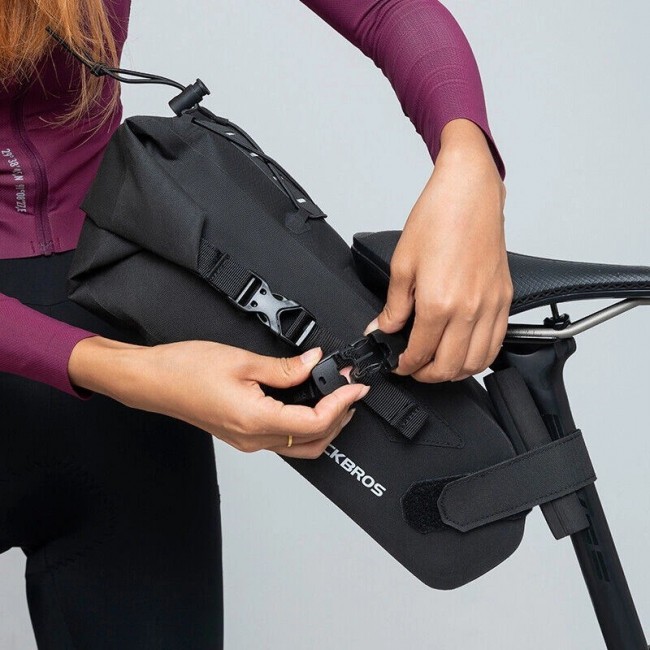 Rockbros 30130061001 3 L black waterproof bicycle saddle bag Rockbros 30130061001 3 L black waterproof bicycle saddle bag