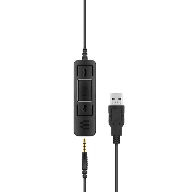 EPOS | SENNHEISER IMPACT SC 75 USB MS Headset Wired USB Type-A Black