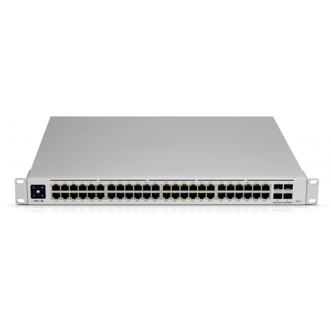 Ubiquiti UniFi USW-PRO-48 network switch Managed L2/L3 Gigabit Ethernet (10/100/1000) 1U Silver Ubiquiti UniFi USW-PRO-48 network switch Managed L2/L3 Gigabit Ethernet (10/100/1000) 1U Silver