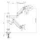 Maclean 2 monitor mount, gas spring, 17
