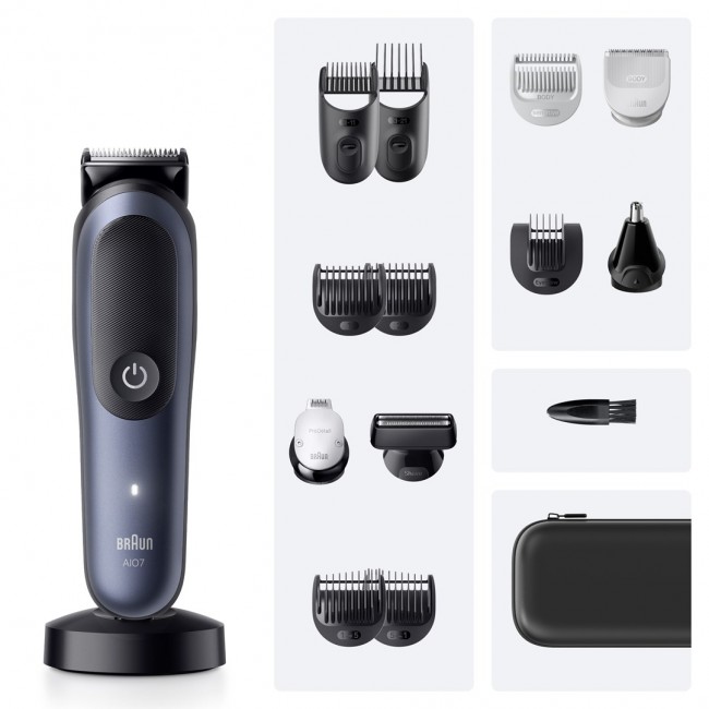 Braun 80789909 hair trimmers/clipper Dark Blue 21 Lithium-Ion (Li-Ion)