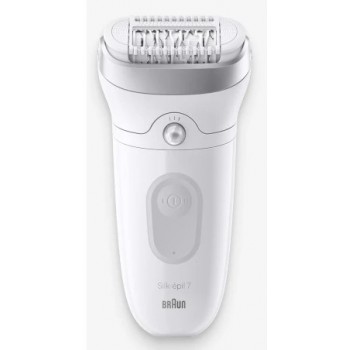 Braun Silk- pil 7 7-081 epilator 40 tweezers White