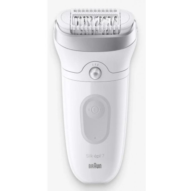 Braun Silk- pil 7 7-081 epilator 40 tweezers White