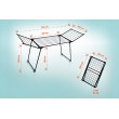 PROMIS SCOPELLO clothes dryer, extendable, black