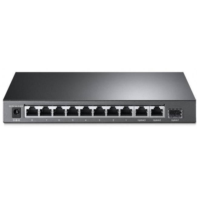 TP-Link 8-Port 10/100Mbps + 3-Port Gigabit Desktop Switch with 8-Port PoE+